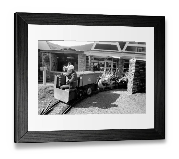 Framed Print : Mining: Industry: Britains Ugliest Beauty Spot': Blaenau Ffestiniog