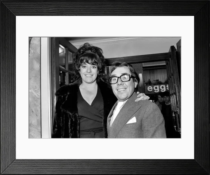 Framed Print : Stars arrive at the Comedy Theatre Haymarket, for the first night showing of the play Framed Print : Stars arrive at the Comedy Theatre Haymarket, for the first night showing of the play