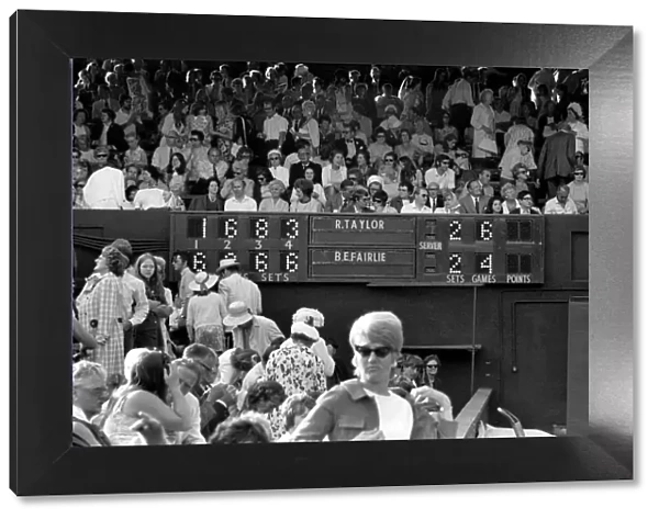 Wimbledon Tennis Championships 1970 1st Day. June 1970 70-5902-017