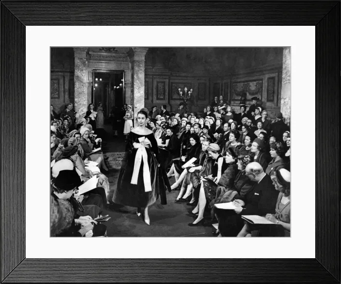 Framed Print : A fashion parade at one of Londons fashionable hotels Framed Print : A fashion parade at one of Londons fashionable hotels