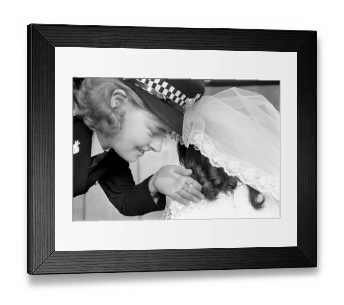 Framed Print : Children wedding has Police guard: Police guard for child bride wearing Pilkington Framed Print : Children wedding has Police guard: Police guard for child bride wearing Pilkington