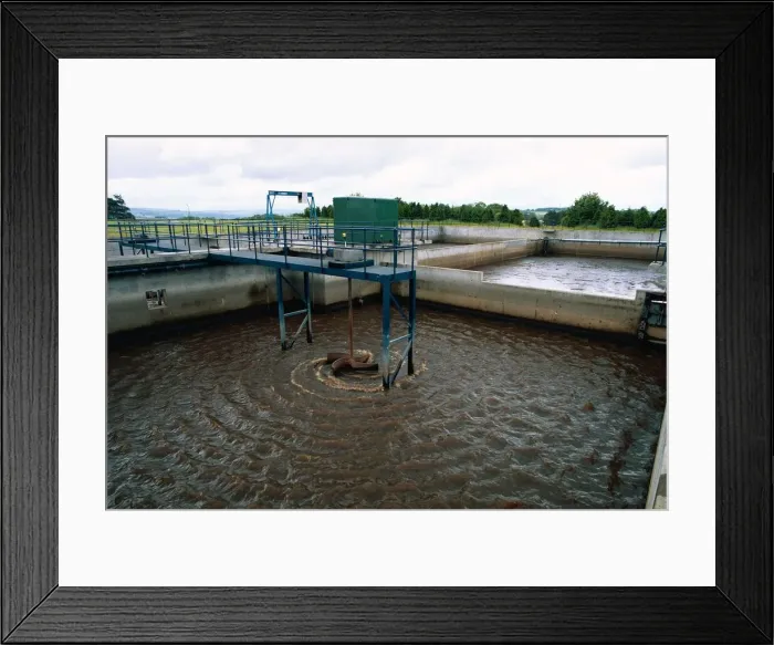 Framed Print : A series of pictures which show water from source, in a reservior Framed Print : A series of pictures which show water from source, in a reservior
