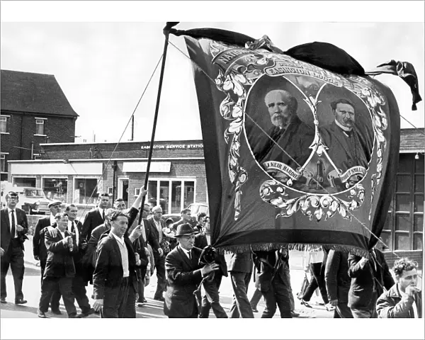Durham Miners Gala - The Easington miners lodge banner