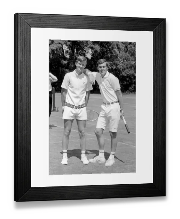 Framed Print : Pre - Wimbledon fashion show at the Hurlingham Club. Unisex Fashions by Fred Perry Framed Print : Pre - Wimbledon fashion show at the Hurlingham Club. Unisex Fashions by Fred Perry