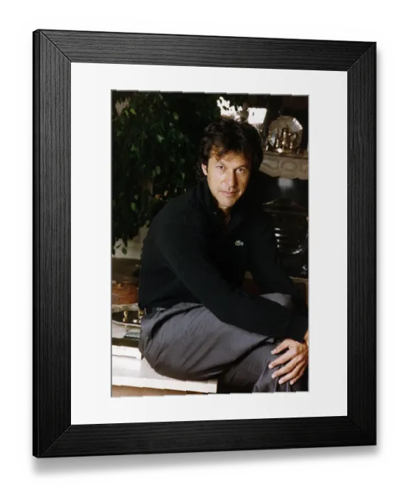 Framed Print : Imran Khan Cricketer