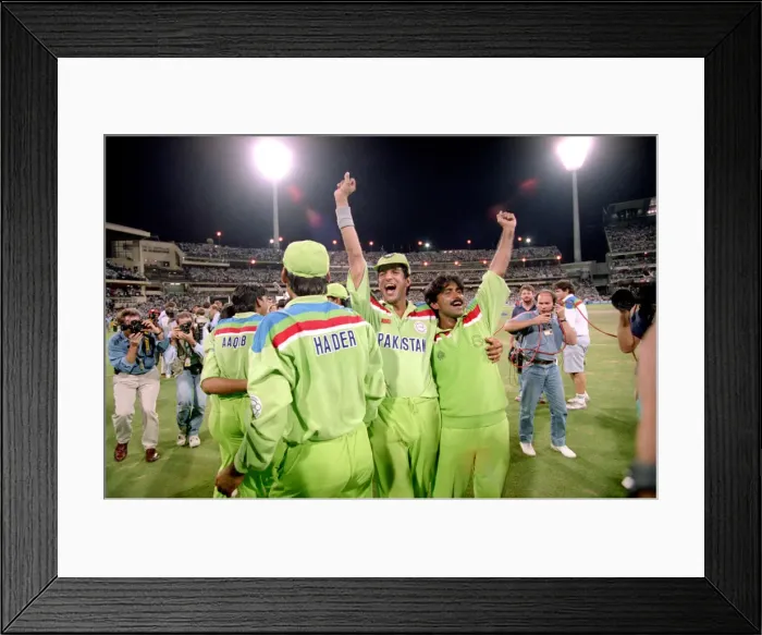 Framed Print : Cricket World Cup 1992 - Australia: Final: England v. Pakistan at Melbourne