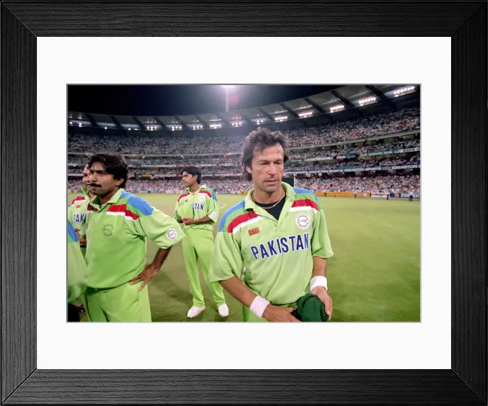 Framed Print : Cricket World Cup 1992 - Australia: Final: England v. Pakistan at Melbourne Framed Print : Cricket World Cup 1992 - Australia: Final: England v. Pakistan at Melbourne