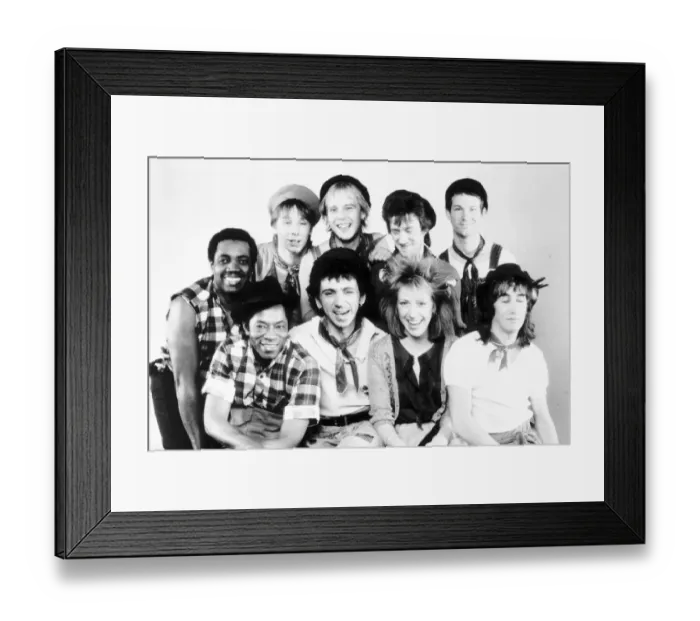 Framed Print : Dexys Midnight Runners Pop Group 1978