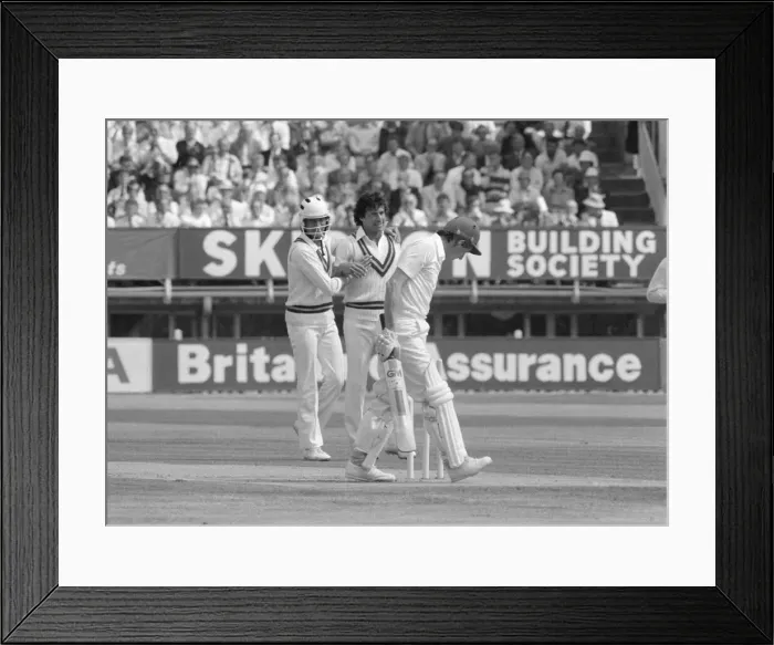 Framed Print : England v Pakistan, 1982, 1st Test Edgbaston, Birmingham 29, 30, 31 July Framed Print : England v Pakistan, 1982, 1st Test Edgbaston, Birmingham 29, 30, 31 July