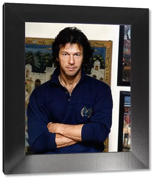 Imran Khan, Pakistan Cricketer. May 1995