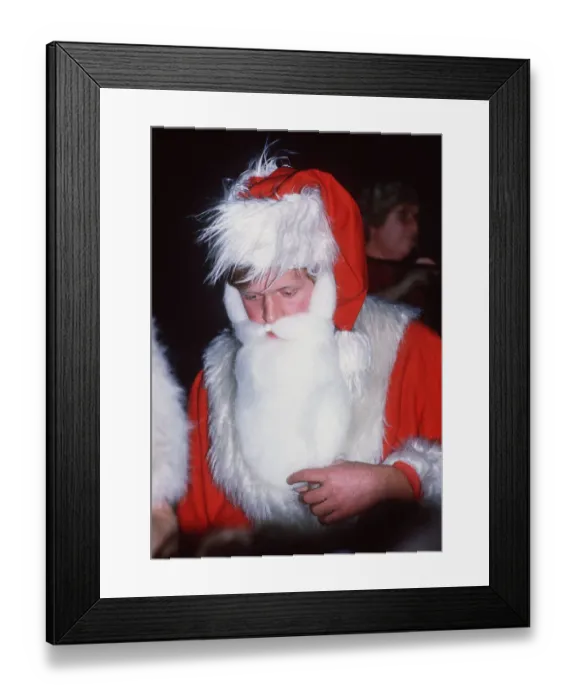 Framed Print : Earl Spencer plays Father Christmas at Stringfellows nightclub Framed Print : Earl Spencer plays Father Christmas at Stringfellows nightclub
