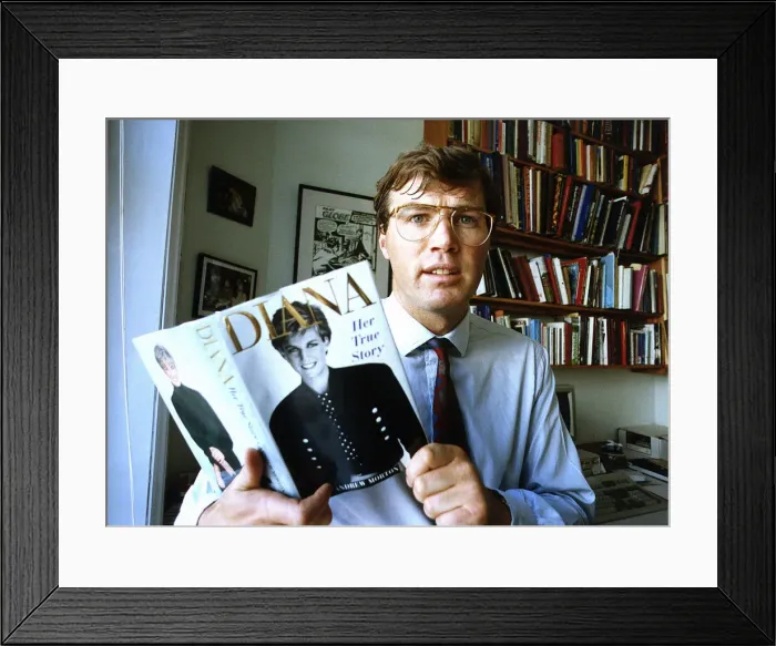 Framed Print : Andrew Morton author of Diana the book