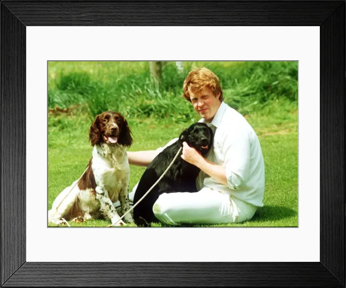 Framed Print : Viscount Althorp (Earl Spencer) attends celebrity cricket match at Alconbury Framed Print : Viscount Althorp (Earl Spencer) attends celebrity cricket match at Alconbury