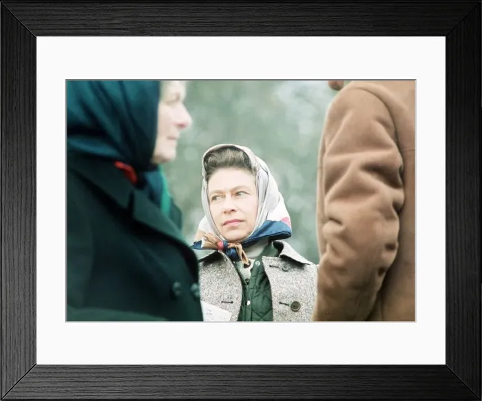  : Queen Elizabeth at the Badminton Horse Trials, April 1974