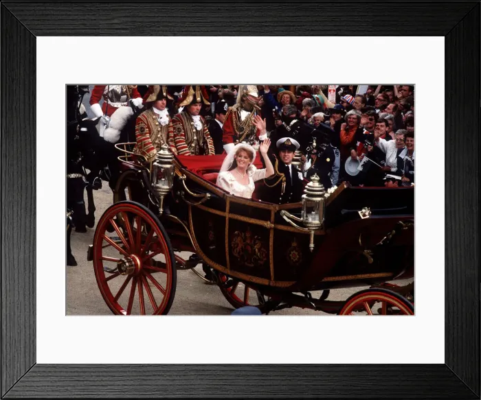 Framed Print : Prince Andrew marries Sarah Ferguson Framed Print : Prince Andrew marries Sarah Ferguson