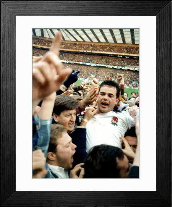 Framed Print : Will Carling Rugby Union player for The Harlequins and Rugby Captain for England pictured