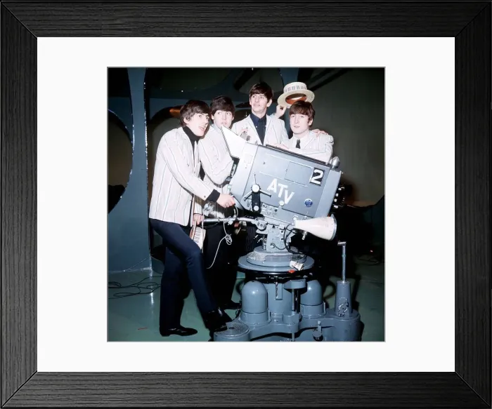 Framed Print : The Beatles Rehearse for ATV Show with Morecambe and Wise 2 December 1963 Beatles group Framed Print : The Beatles Rehearse for ATV Show with Morecambe and Wise 2 December 1963 Beatles group