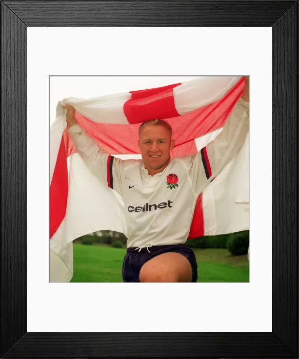 Framed Print : Neil Back england rugby star Sept 1999 Framed Print : Neil Back england rugby star Sept 1999
