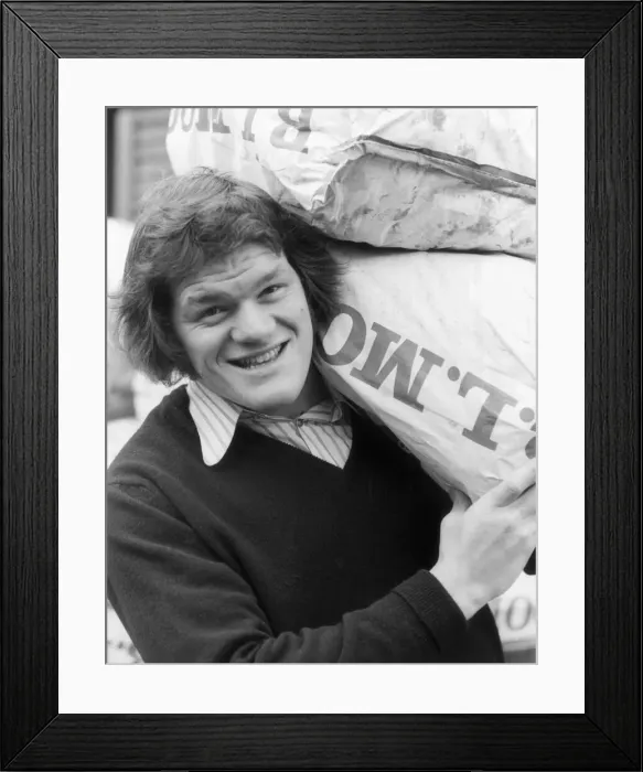 Framed Print : Fran Cotton, Englands new Rugby Union captain helping his team mate Keith Framed Print : Fran Cotton, Englands new Rugby Union captain helping his team mate Keith