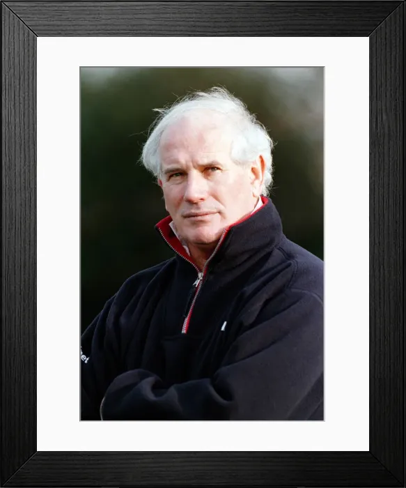 Framed Print : Jack Rowell Manager Coach of the England Rugby Union Team pictured while the team were Framed Print : Jack Rowell Manager Coach of the England Rugby Union Team pictured while the team were