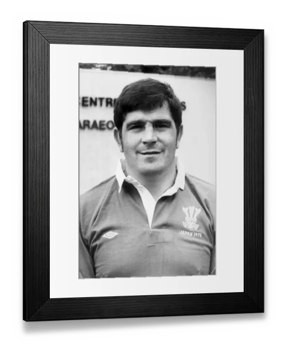 Framed Print : Bobby Windsor, Pontypool and Welsh international rugby player. September 1975