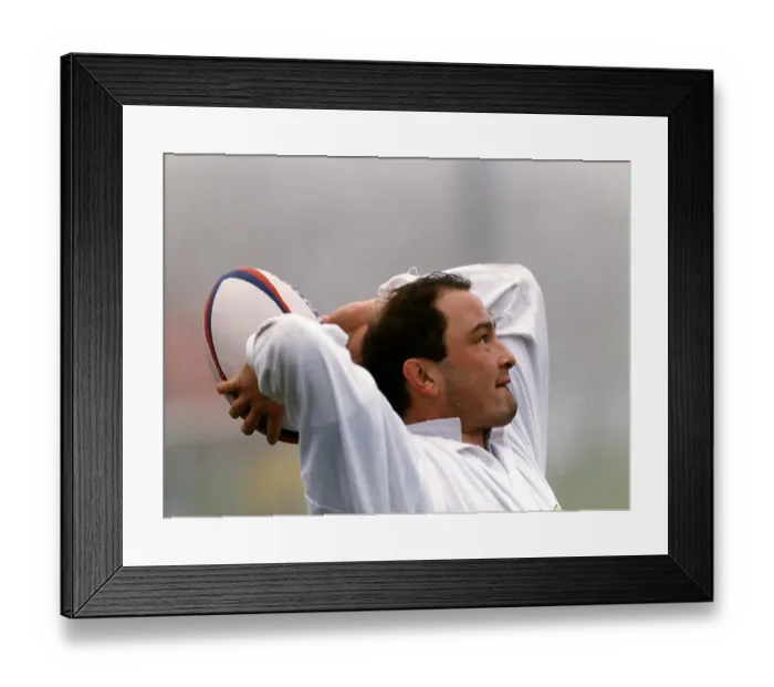 Framed Print : Brian Moore England Rugby player