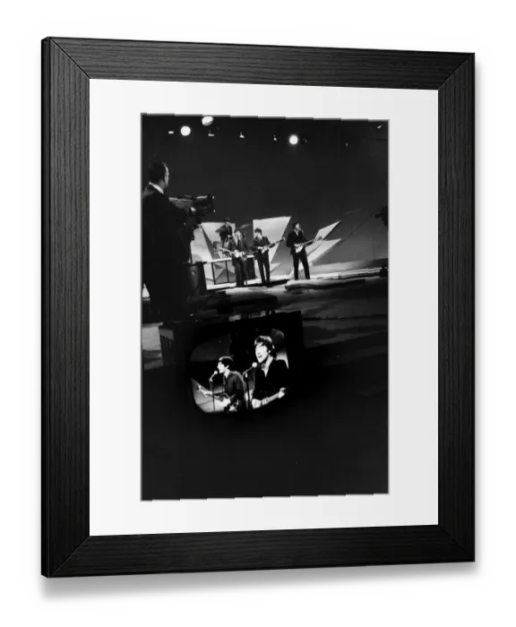 Framed Print : The Beatles in New York rehearse for their appearance on the Ed Sullivan TV Show Framed Print : The Beatles in New York rehearse for their appearance on the Ed Sullivan TV Show
