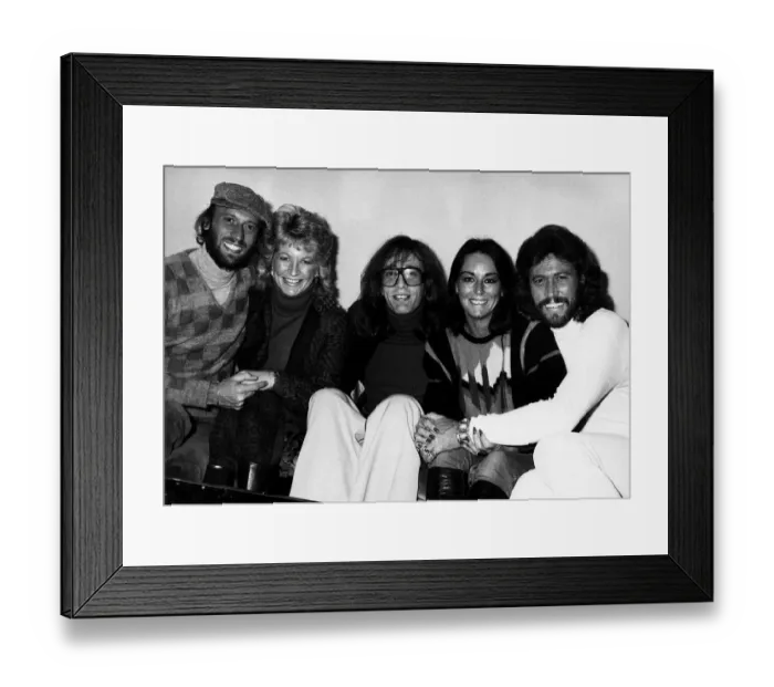 Framed Print : Bee Gees family photo