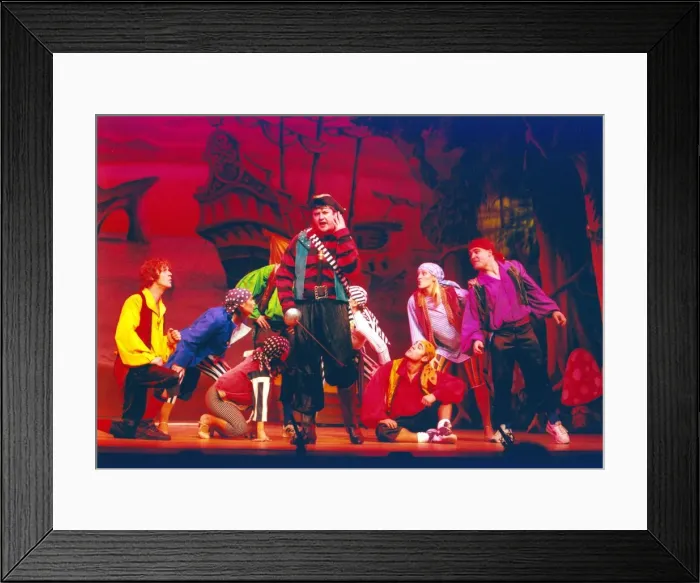 Framed Print : Joe Pasquale in the Pantomime Peter Pan at the Theatre Royal, Newcastle