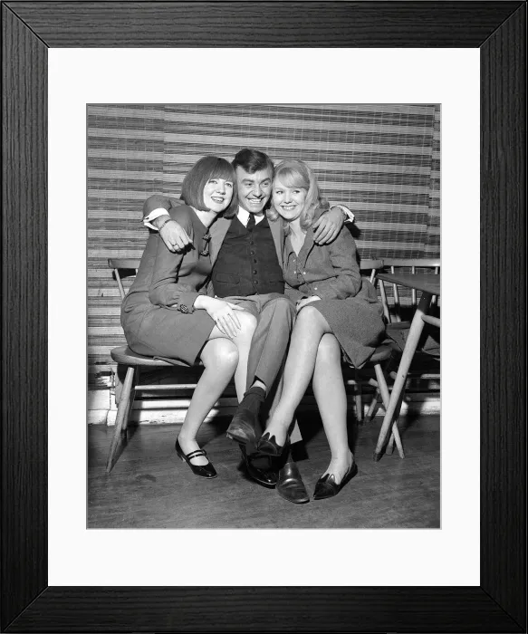 Framed Print : Gerry Marsden Cilla Black Julie Samuel Dec 1964 Gerry Marsden of Gerry