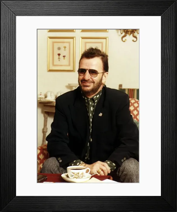 Framed Print : Ringo Starr Drummer former member of the Beatles Framed Print : Ringo Starr Drummer former member of the Beatles