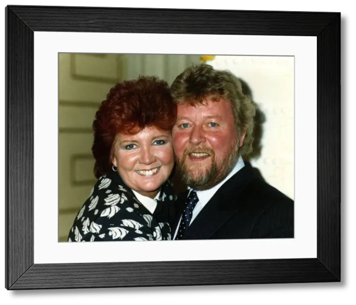 Framed Print : Cilla Black TV Personality With husband Bobby Willis Framed Print : Cilla Black TV Personality With husband Bobby Willis