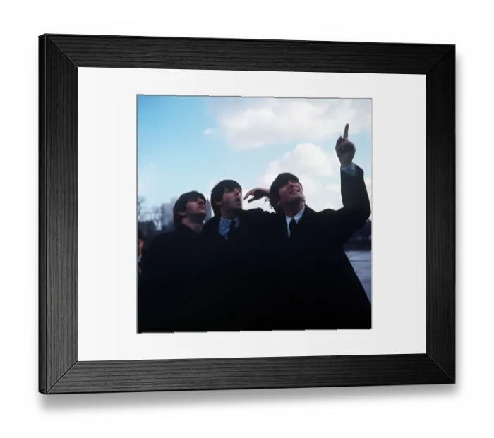 Framed Print : John Lennon, Paul McCartney, Ringo Starr, in New Yorks Central Park Framed Print : John Lennon, Paul McCartney, Ringo Starr, in New Yorks Central Park