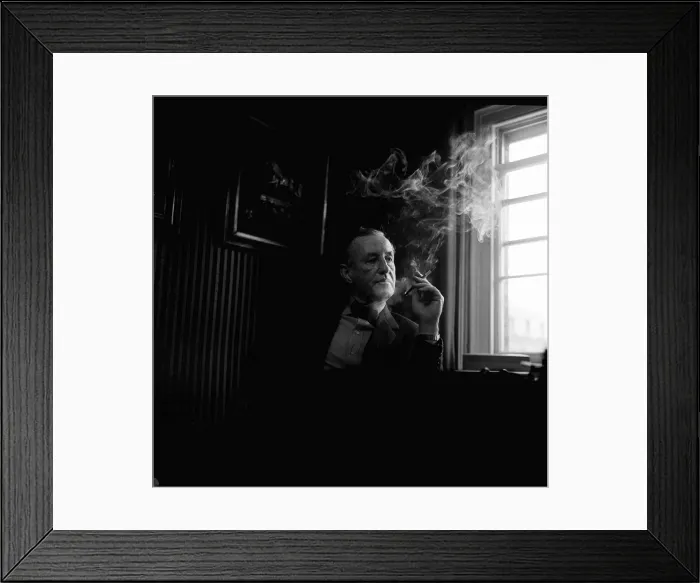 Framed Print : Ian Fleming Author the creator of James Bond 1963 Framed Print : Ian Fleming Author the creator of James Bond 1963