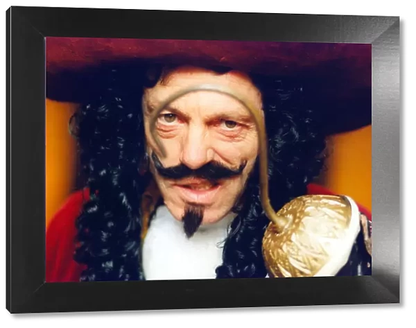 Lesley Grantham as Captain Hook in the pantomime Peter Pan at the Theatre Royal