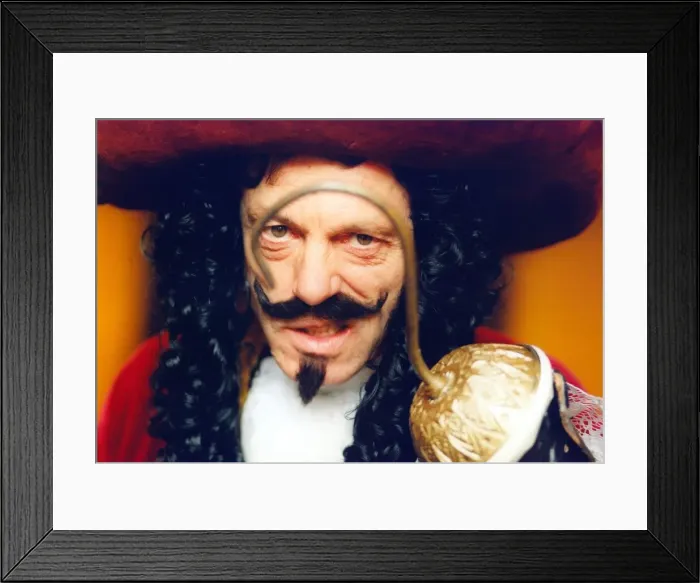 Framed Print : Lesley Grantham as Captain Hook in the pantomime Peter Pan at the Theatre Royal Framed Print : Lesley Grantham as Captain Hook in the pantomime Peter Pan at the Theatre Royal