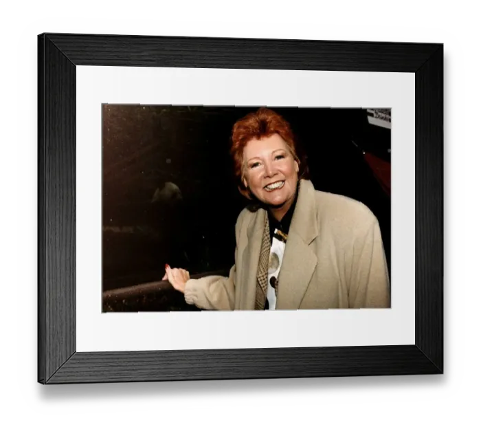 Framed Print : Cilla Black Tv Personality
