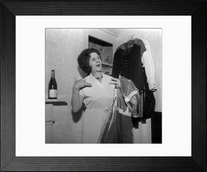 Framed Print : Mrs Cilla White mother of pop singer Cilla Black March 1964 Framed Print : Mrs Cilla White mother of pop singer Cilla Black March 1964