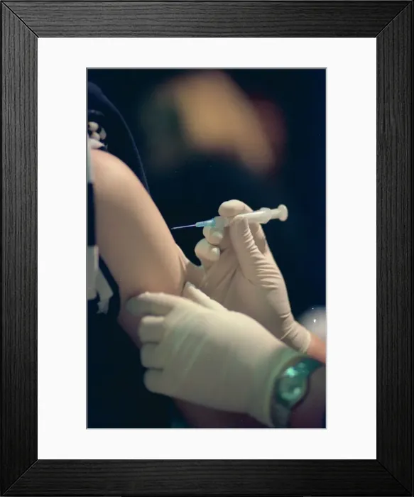 Framed Print : A vaccination programme Framed Print : A vaccination programme