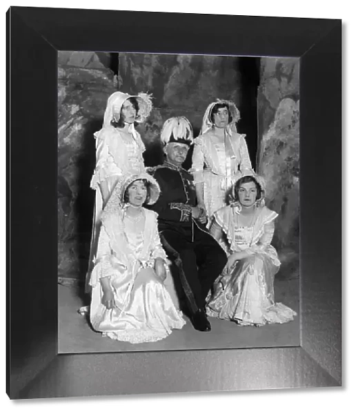 Maj Gen Stanley (Charles Bartlett. ) and daughters seen here in the stage production of