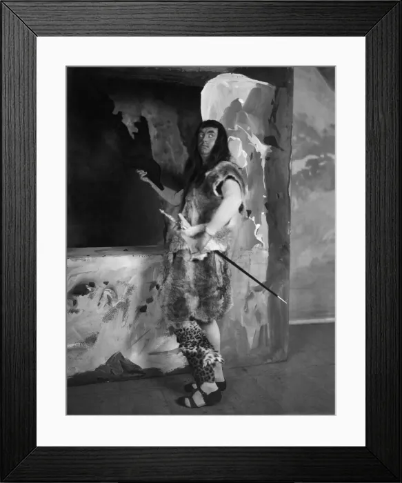 Framed Print : Scene from theatre production Prehistoric Tree Framed Print : Scene from theatre production Prehistoric Tree