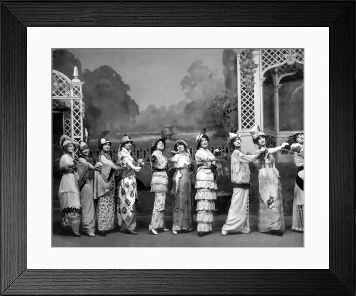 Framed Print : A scene from the 1914 London stage production of The Gaming Show at the Palace Theatre Framed Print : A scene from the 1914 London stage production of The Gaming Show at the Palace Theatre