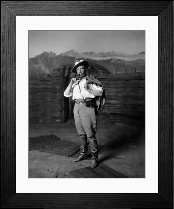 Framed Print : Harcourt Beatty as Allan Quartermain in Mameena at the Globe Theatre 1914 P000320 Framed Print : Harcourt Beatty as Allan Quartermain in Mameena at the Globe Theatre 1914 P000320
