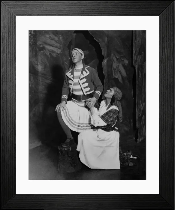 Framed Print : Scene from the Pirates of Penzance. March 1930 P000324 Framed Print : Scene from the Pirates of Penzance. March 1930 P000324