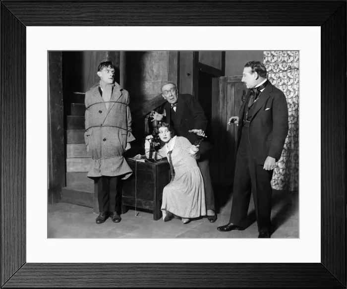 Framed Print : A scene from the 1928 London Stage production of The Last Show starring Left to Framed Print : A scene from the 1928 London Stage production of The Last Show starring Left to