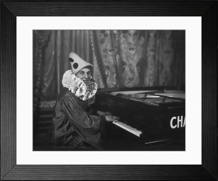 Framed Print : Maurice Besly seen here as a clown perform in the play The Village Concert Framed Print : Maurice Besly seen here as a clown perform in the play The Village Concert