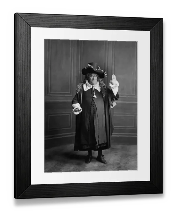 Framed Print : Roy Byford Master of Philosophy'in the play The Perfect Gentleman
