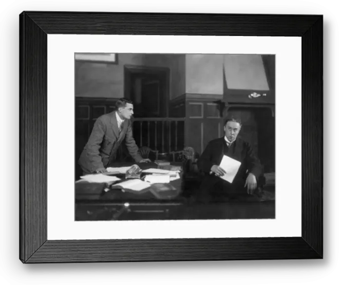 Framed Print : A scene from the play Young Fernald Derrick Framed Print : A scene from the play Young Fernald Derrick