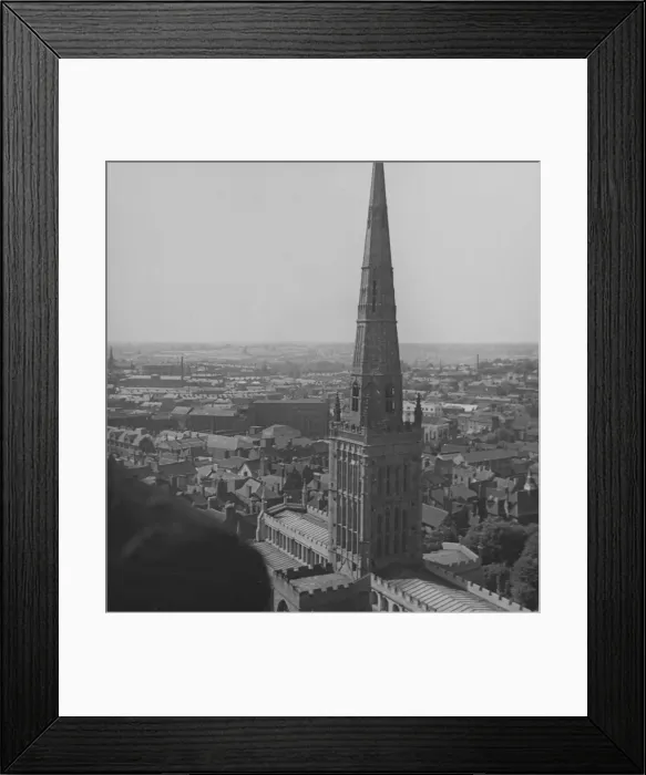 Framed Print : Holy Trinity Church, Coventry circa 1936. With views of Framed Print : Holy Trinity Church, Coventry circa 1936. With views of