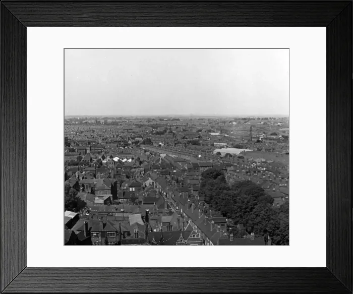 Framed Print : A view of historic Coventry circa 1936. This view shows